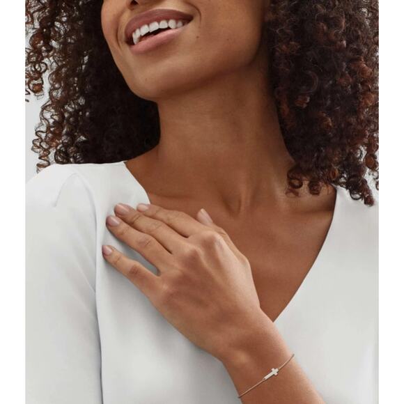 Silpada 'Simplex Cross' Bracelet in Sterling Silver - Picture 2 of 2